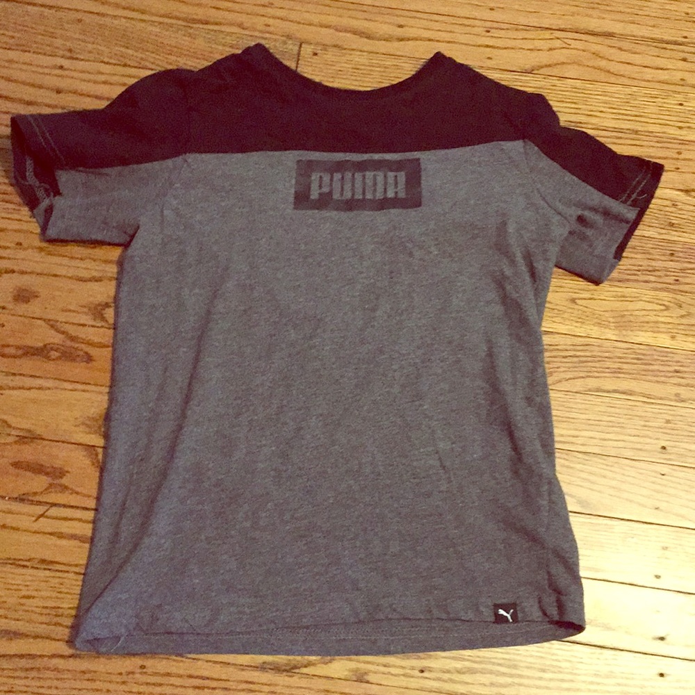 Black and gray puma shirt